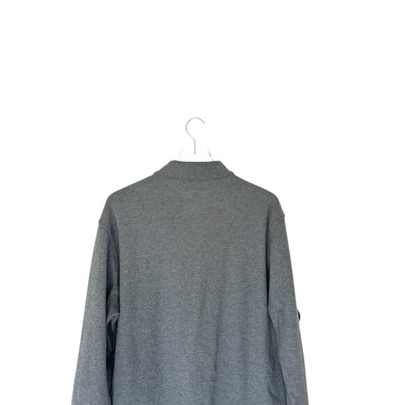 John Ashworth Co. Link Soul Men's Gray Half Zip Golf Pullover Shirt Large - Picture 6 of 10